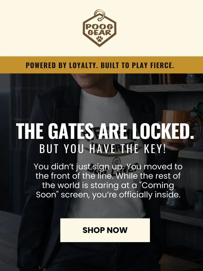 VIP early access for Poog Gear
